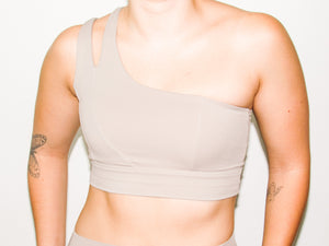 LILIBETH ONE SHOULDER SPORTSBRA